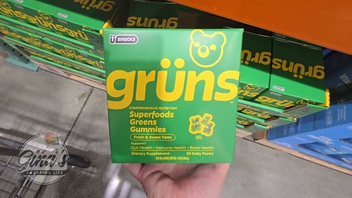 Grüns Adult Greens Gummies, 35 Daily Packs