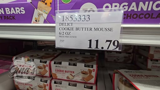 Delici Cookie Butter Mousse Cups