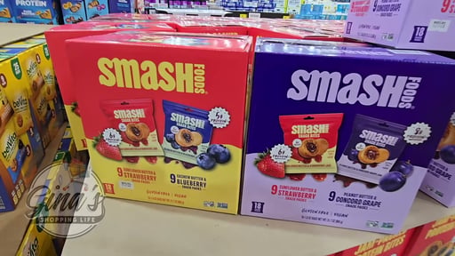 Smash Foods Snack Bites PB Grape & Sunflower