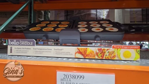 Bella XL Fold & Store Dual Temp Griddle