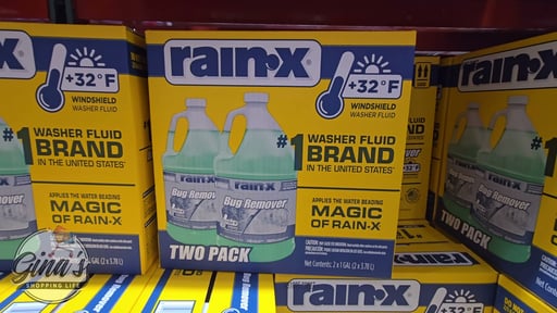 Rain-X Bug Remover Windshield Washer Fluid 32°F, 2-Pack
