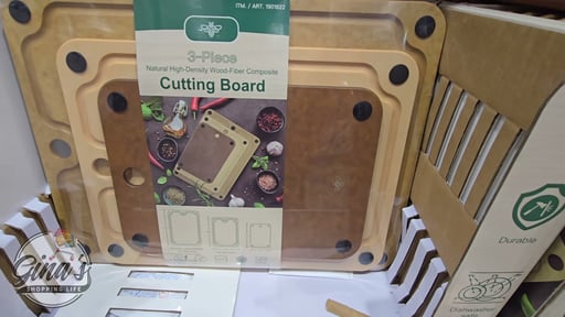 MIU 3-Piece Wood Fiber Cutting Board Set