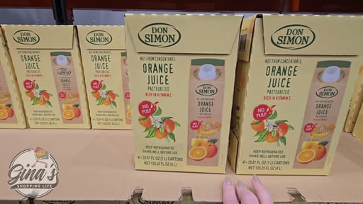 Don Simon 100% Pure Orange Juice, 4 x 33.8 fl oz (4.22 qt)
