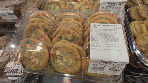 Red, White and Blue Cookie, 24 Count