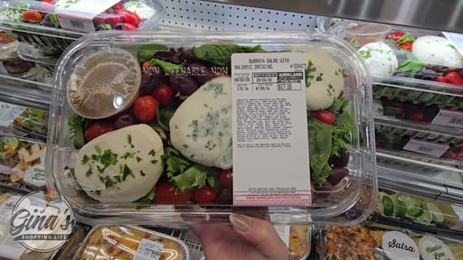 BURRATA SALAD WITH BALSAMIC DRESSING PER LB