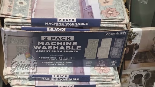 Wyatt & Ash Machine Washable Accent & Runner 2-Pack