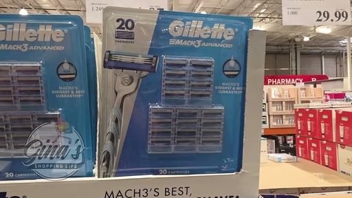 Gillette Mach3 Advanced Cartridges 20 Count
