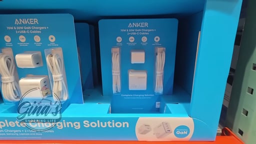 Anker Fast Charge 70W + 30W Wall Charger Bundle (#1940911) - $19.97 (down  from $29.99)