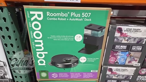 iRobot Roomba Plus 507 Combo Vacmop Robot with Autowash Dock