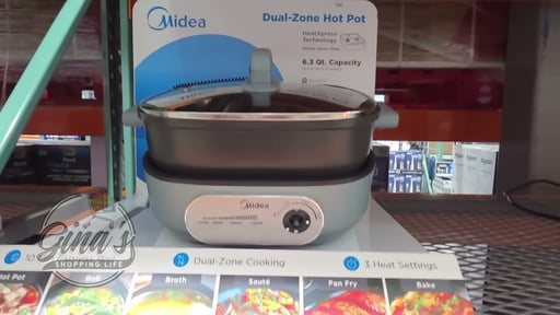 Midea 6.3qt Dual Zone Hot Pot