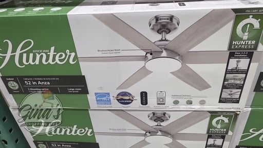 Hunter Anza 52" LED Ceiling Fan