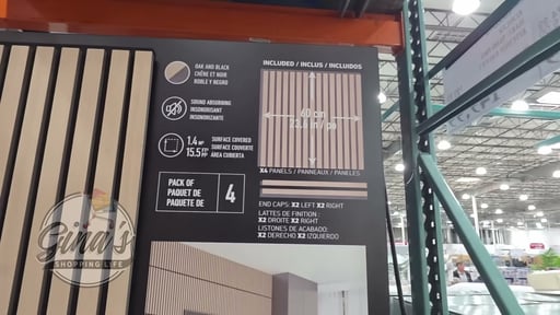 Sonolok Sound-Absorbing Wall Panel Kit - Oak & Black