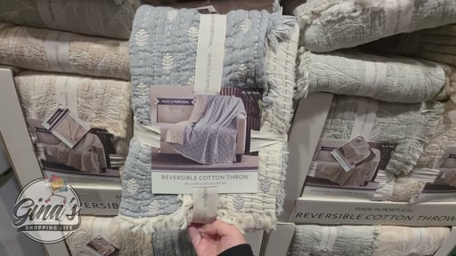 Reversible Cotton Jacquard Throw 50" x 60"