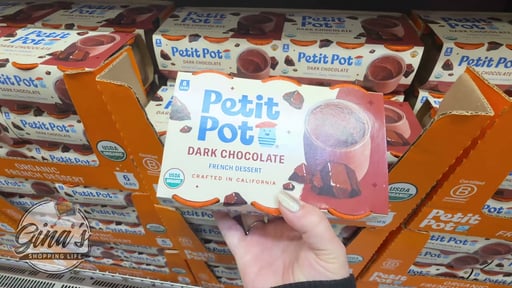 Petit Pot Organic Dark Chocolate Pot de Crème, 6/4 Ounce Containers