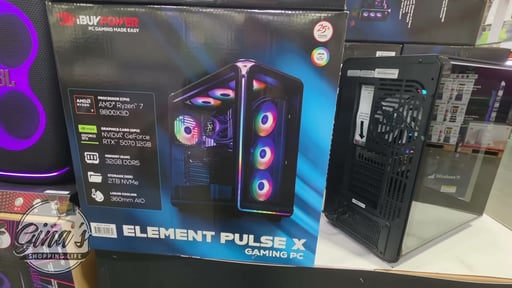 iBuyPower Element Gaming Desktop R7/32/2 RTX 5070
