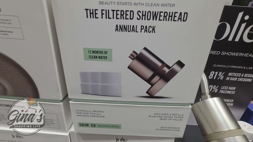 Jolie Filtered Showerhead Annual Pack