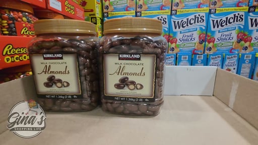 Kirkland Signature Milk Chocolate Almonds 48 oz (Jar)