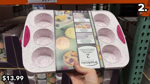 Trudeau Structure Silicone Muffin & Cupcake Pans, 2-Pack
