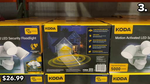 KODA 5000 Lumen Hardwired LED Security Light
