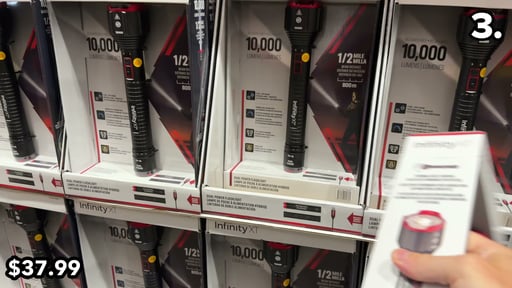 Infinity X1 10,000 Lumen Flashlight with Spot Beam