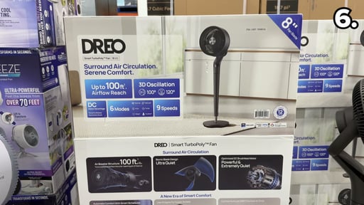 Dreo TurboPoly 350S Pedestal Fan