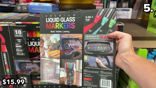 Drivetec Liquid Glass Markers 10-Pack, 8mL