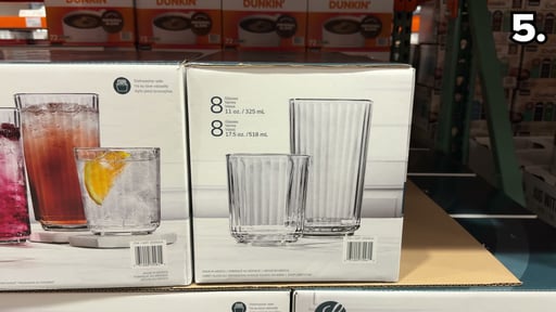 Libbey Fluted Glassware 16-Piece Set