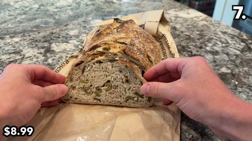 Olive and Rosemary Sourdough Bread