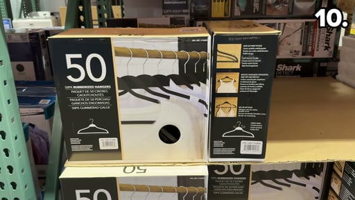 50-Pack Rubberized Hangers