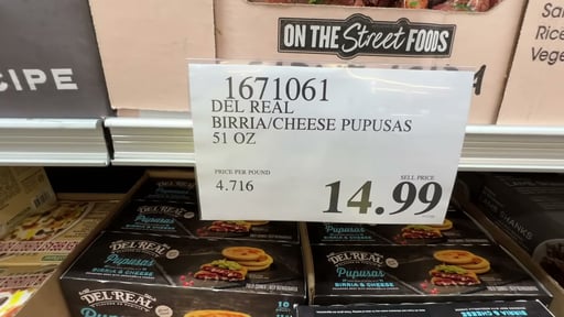 DEL REAL BIRRIA/CHEESE PUPUSAS
