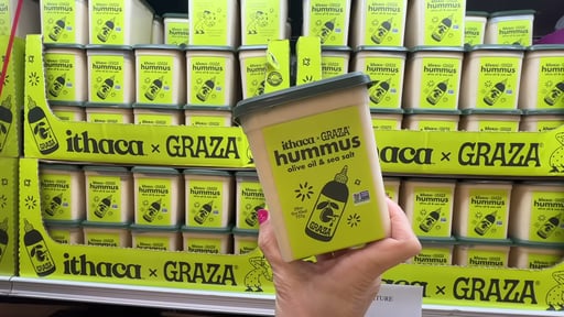 Ithaca x Graza Olive Oil & Sea Salt Hummus 26 oz