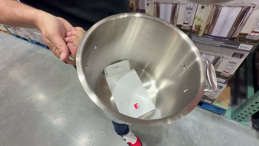 Bergner Stainless Steel 16 Qt Stock Pot