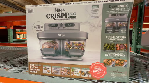 Ninja CRISPi DualZone Glass 2-Basket Air Fryer