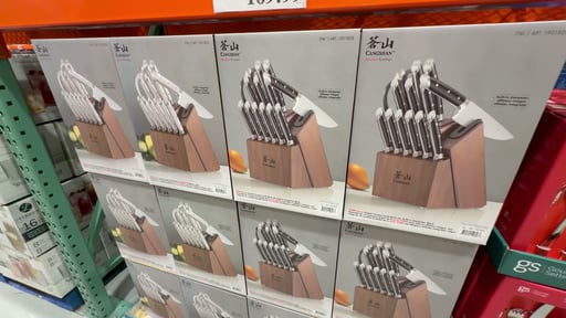 Cangshan Teton Knife Block Set, 14-Piece