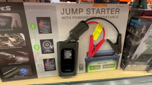 Type S 8,600mAh Power Bank Jump Starter