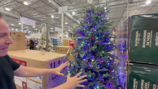 7.5' Pre-Lit Radiant Micro LED with Twinkle Christmas Tree