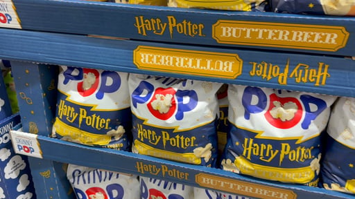 SkinnyPop Harry Potter Butterbeer Popcorn