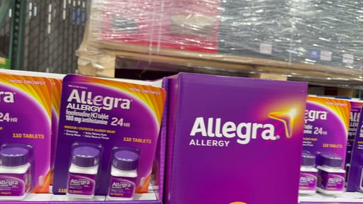 Allegra Allergy 180mg 24 Hour Relief Tablets 110 CT