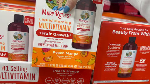 MaryRuth's Liquid Multivitamin + Hair Growth 2 x 22oz