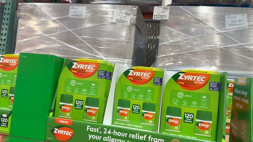 Zyrtec Allergy Tablets 120 Count