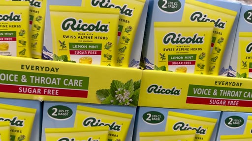 Ricola Lemon Mint Sugar Free 2-Pack