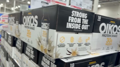 Oikos 30g Protein Shake Vanilla 12 fl oz - 18 CT