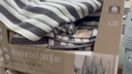 Welspun Textured Stripe Towel