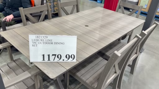 Leisure Line 7pc Outdoor Dining Set