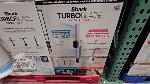 Shark TurboBlad Cool + Heat Ultra-Customizable Bladeless Tower Fan and Heater