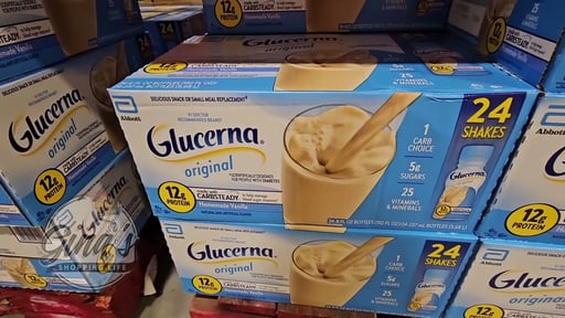 Glucerna Diabetic Nutritional Beverage Vanilla 24/8 oz