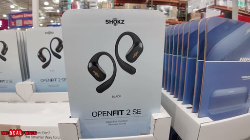 Shokz OpenFit 2 SE Open-Ear True Wireless Earbuds - Black