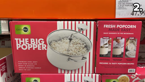 GreenPan The Big Popper 5.39 Qt Popcorn Popper