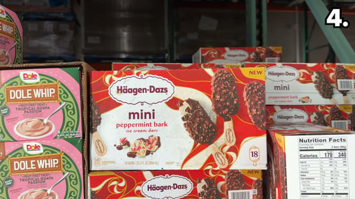 Häagen-Dazs Mini Peppermint Bark Ice Cream Bars, 18 ct, 33.3 oz