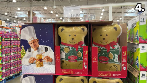 LINDT TEDDY ADVENT CALENDAR 10.2 OUNCES